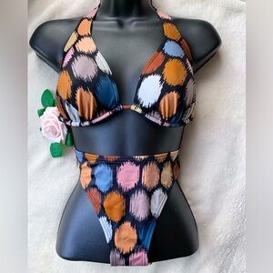 Victoria’s Secret Patterned Halter Bikini